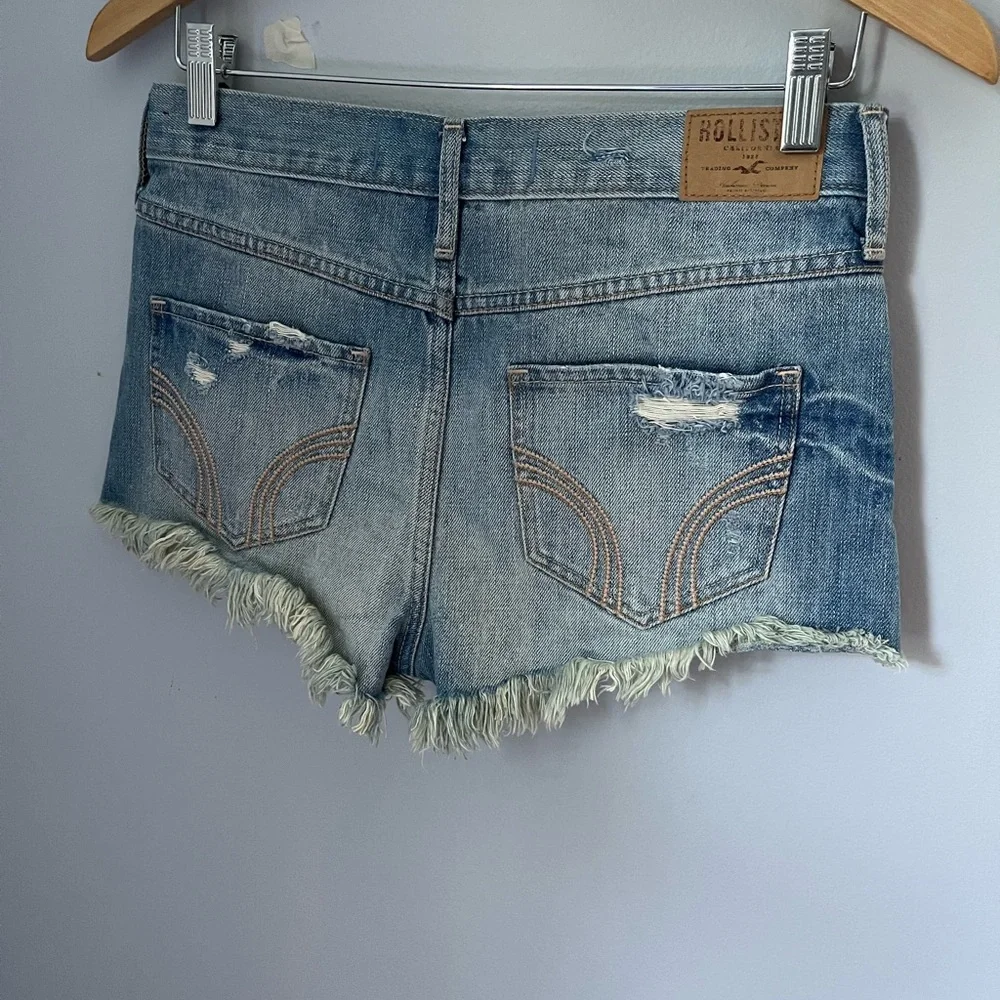 Hollister vintage‎ Blue Jean Shorts Distressed Cut-Off Style